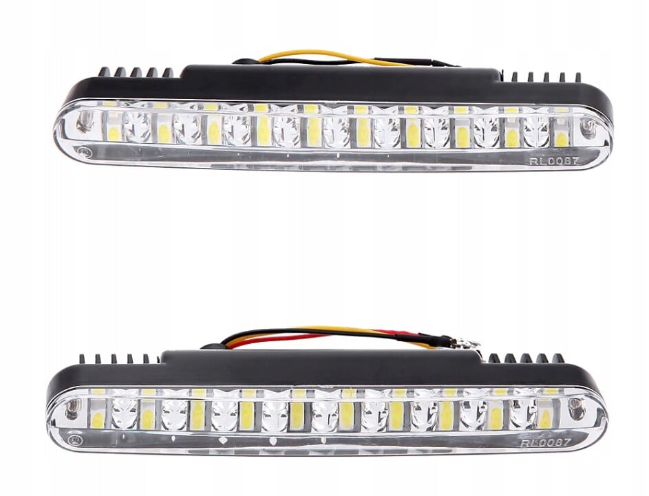 LAMPY ŚWIATŁA DO JAZDY DZIENNE LED MIJANIA 2x8LED - obrazek 4