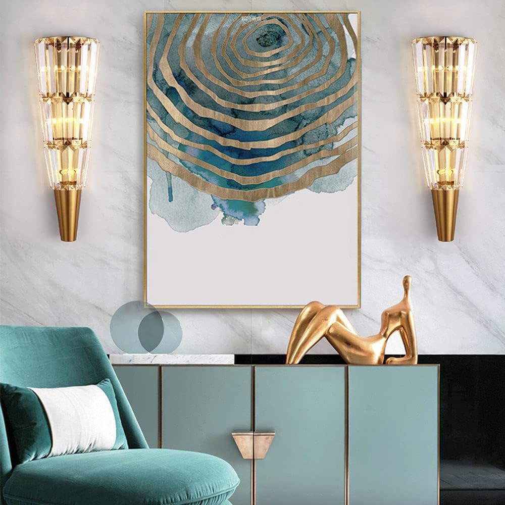 Nowoczesna Kryształowa Lampa Ścienna Crystal Kinkiet Glamour - obrazek 12