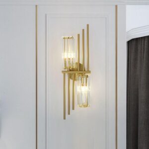 Nowoczesna Kryształowa Lampa Ścienna Garda Kinkiet Glamour