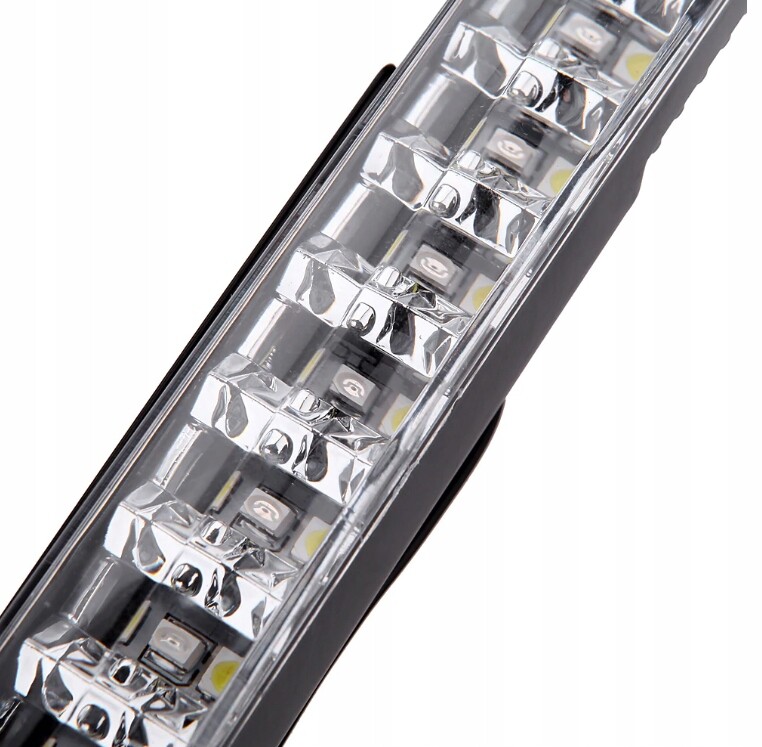 LAMPY ŚWIATŁA DO JAZDY DZIENNE LED MIJANIA 2x8LED - obrazek 5