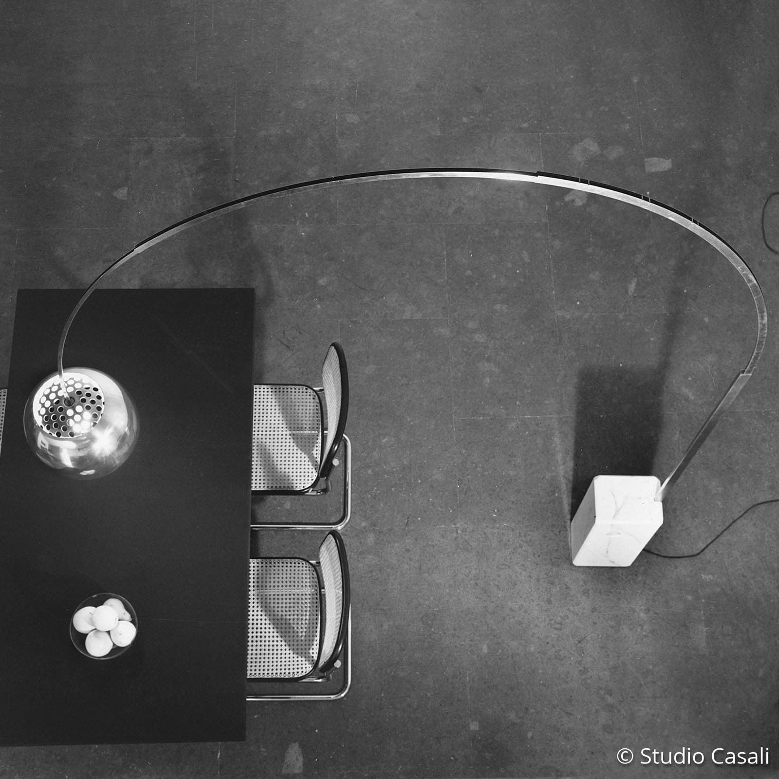 Lampa stojąca FLOS Arco chrom wysokość 240 cm E27