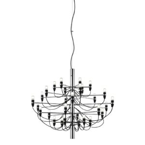 FLOS 2097/30 Żyrandol 30-punktowy chrom matowy