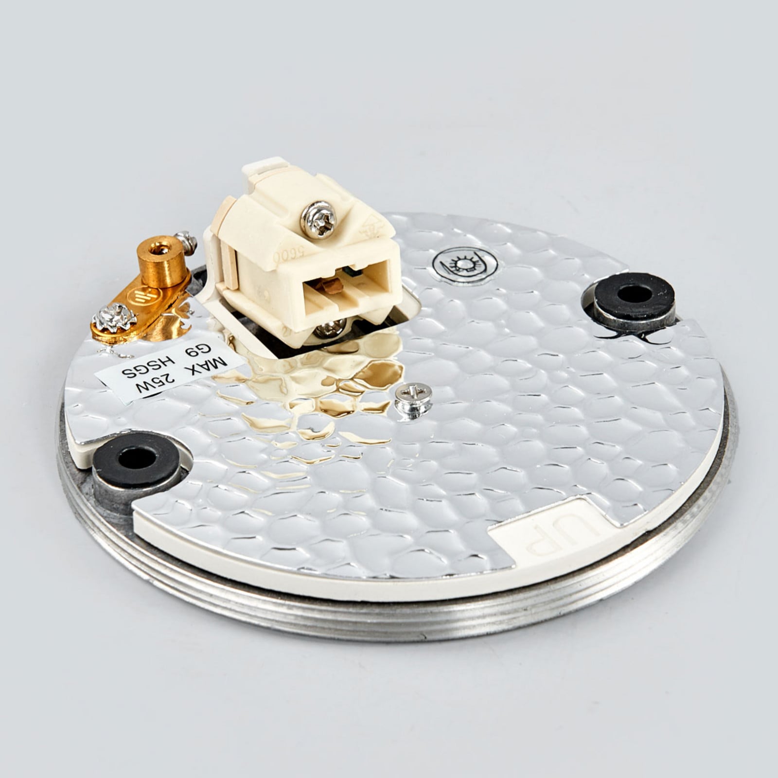 Lampa sufitowa FLOS Mini Button wykonana ze szkła