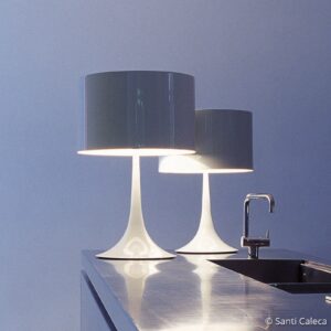 FLOS Spun Light T1 biała lampa stołowa