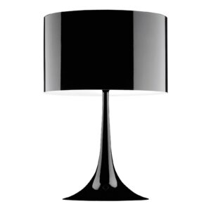 FLOS Spun Light T1 czarna lampa stołowa
