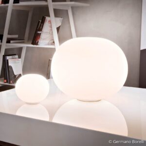 FLOS Glo-Ball Basic Zero - biała lampa stołowa