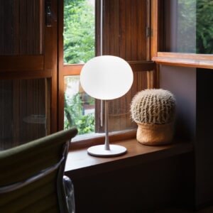 Lampa stołowa FLOS Glo-Ball Table 1 matowy srebrny