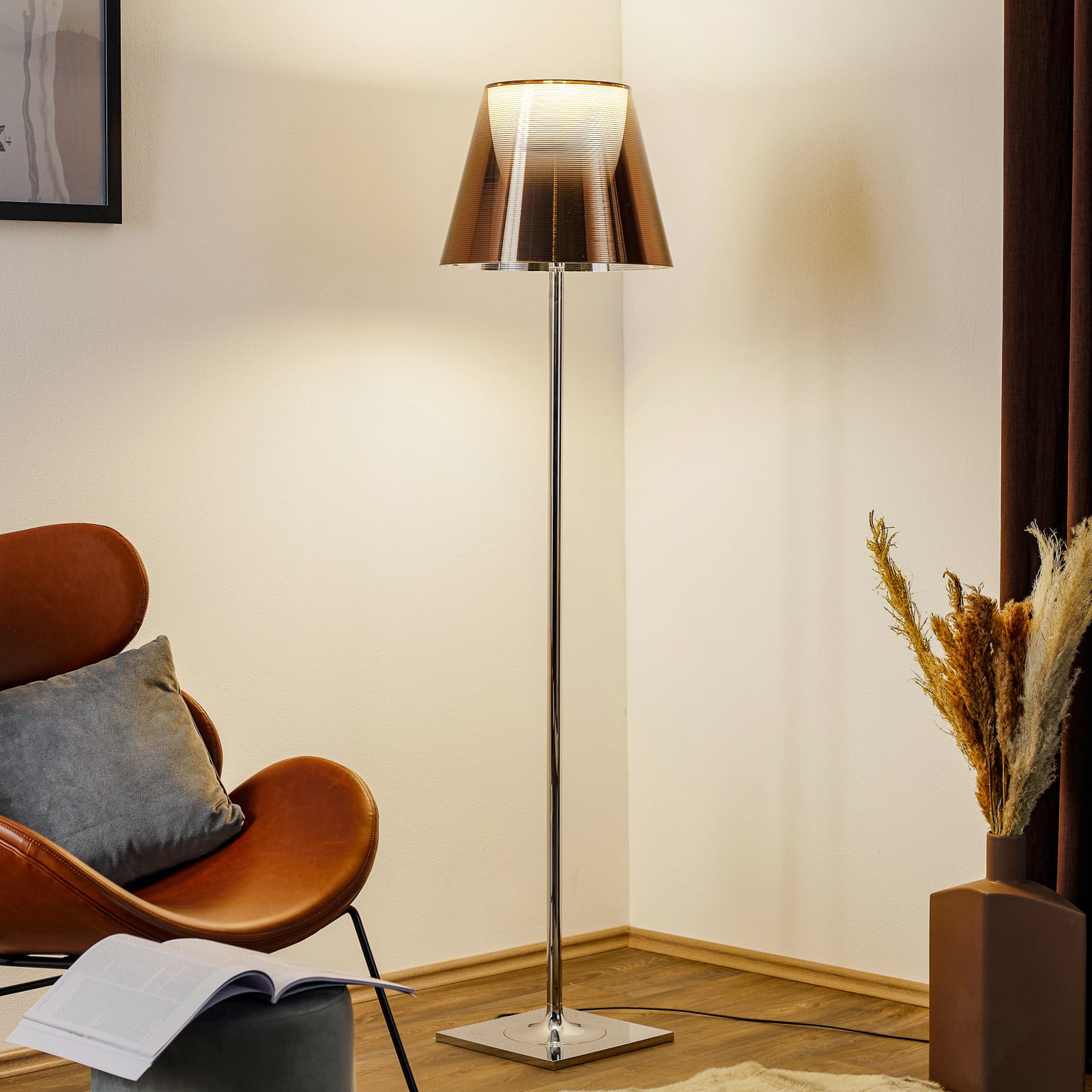 Lampa stojąca FLOS KTribe F2 brązowa