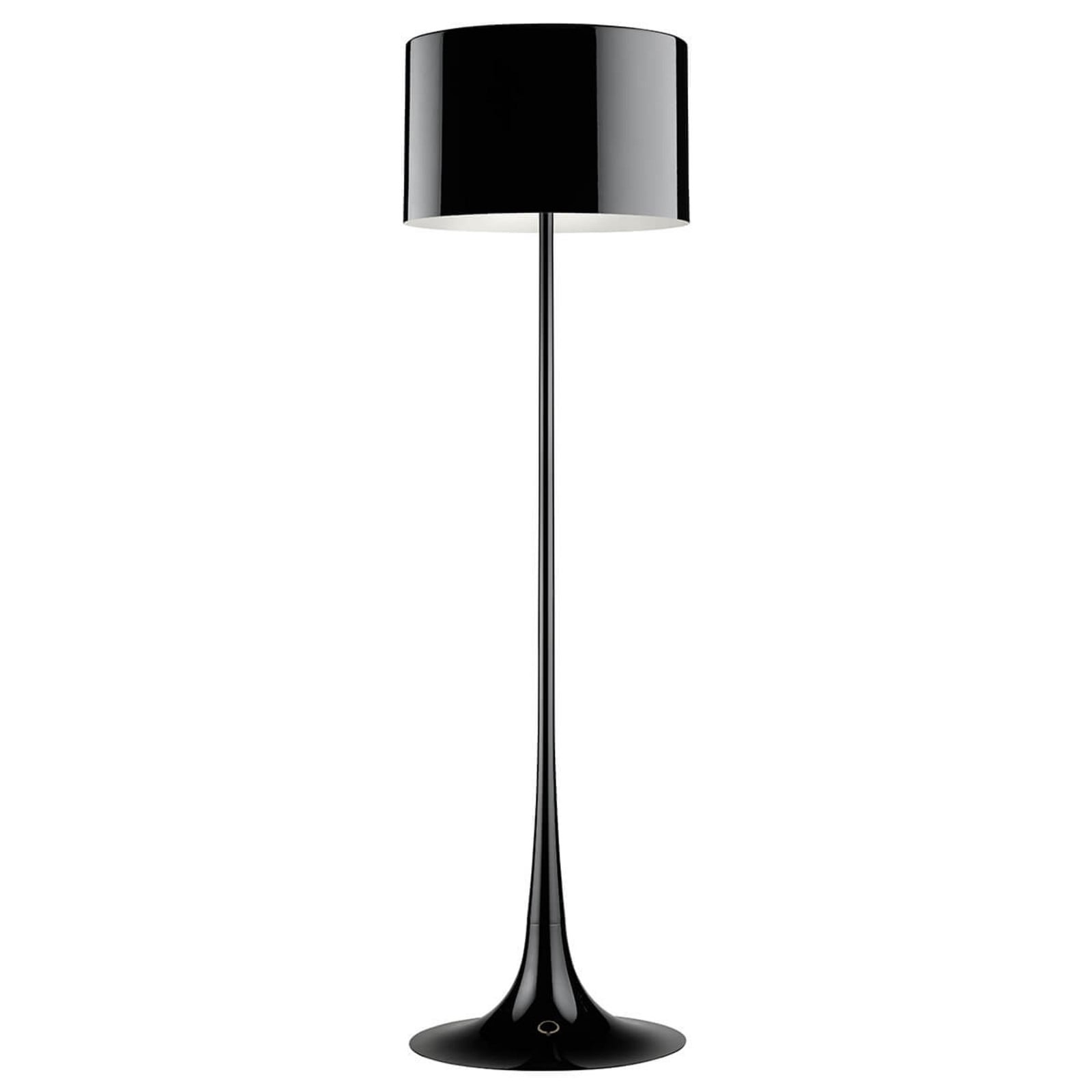 FLOS Spun Light F czarna lampa stojąca