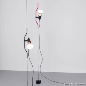 FLOS Parentesi - stojąca lampa wisząca czerwona