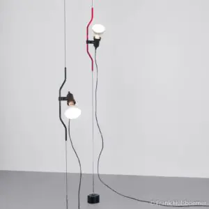 FLOS Parentesi - stojąca lampa wisząca czerwona