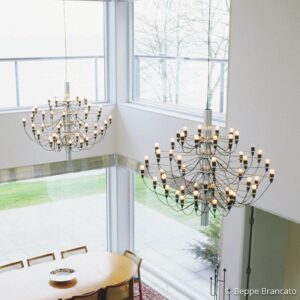 Żyrandol LED FLOS 2097/50 matowy chromowany