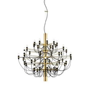 Żyrandol LED FLOS 2097/50 matowy mosiężny