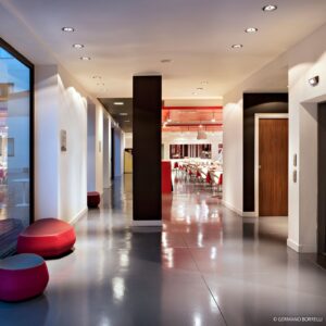 FLOS Wan - wysokonapięciowy downlight aluminium