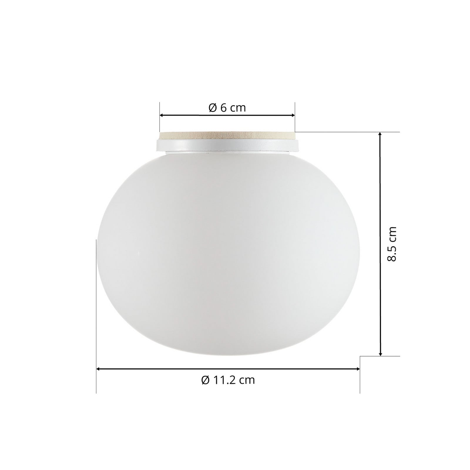 FLOS Mini Glo-Ball C/W - Designerska lampa sufitowa - obrazek 7