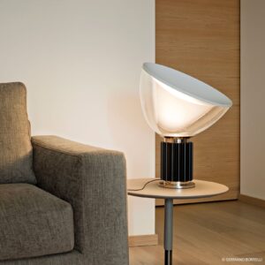 FLOS Taccia small lampa stołowa LED czarna