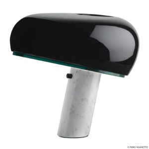 Lampa stołowa FLOS Snoopy ze ściemnianym przyciskiem czarna