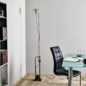 Lampa podłogowa FLOS Toio Limited Edition czarna metal 195 cm
