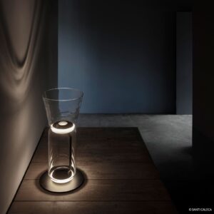 Lampa Stojąca FLOS Noctambule 1 Wysoki cylinder & Mała podstawa stożkowa