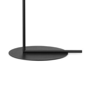 Lampa stojąca FLOS IC F2 czarna Ø 30 cm