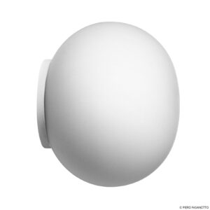 FLOS Mini Glo-Ball oświetlenie lustra/kinkiet biała/opalowa
