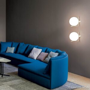 Kinkiet FLOS IC C/W2 chrom Ø 30 cm