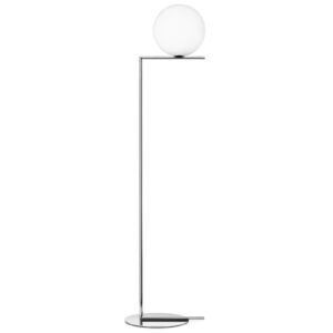 Lampa stojąca FLOS IC F2 chrom Ø 30 cm