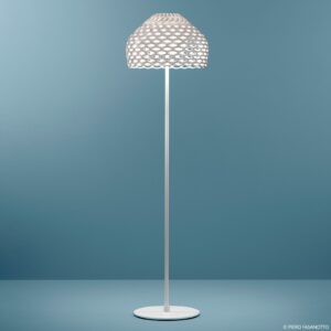 Lampa stojąca FLOS Tatou F ściemniana biała
