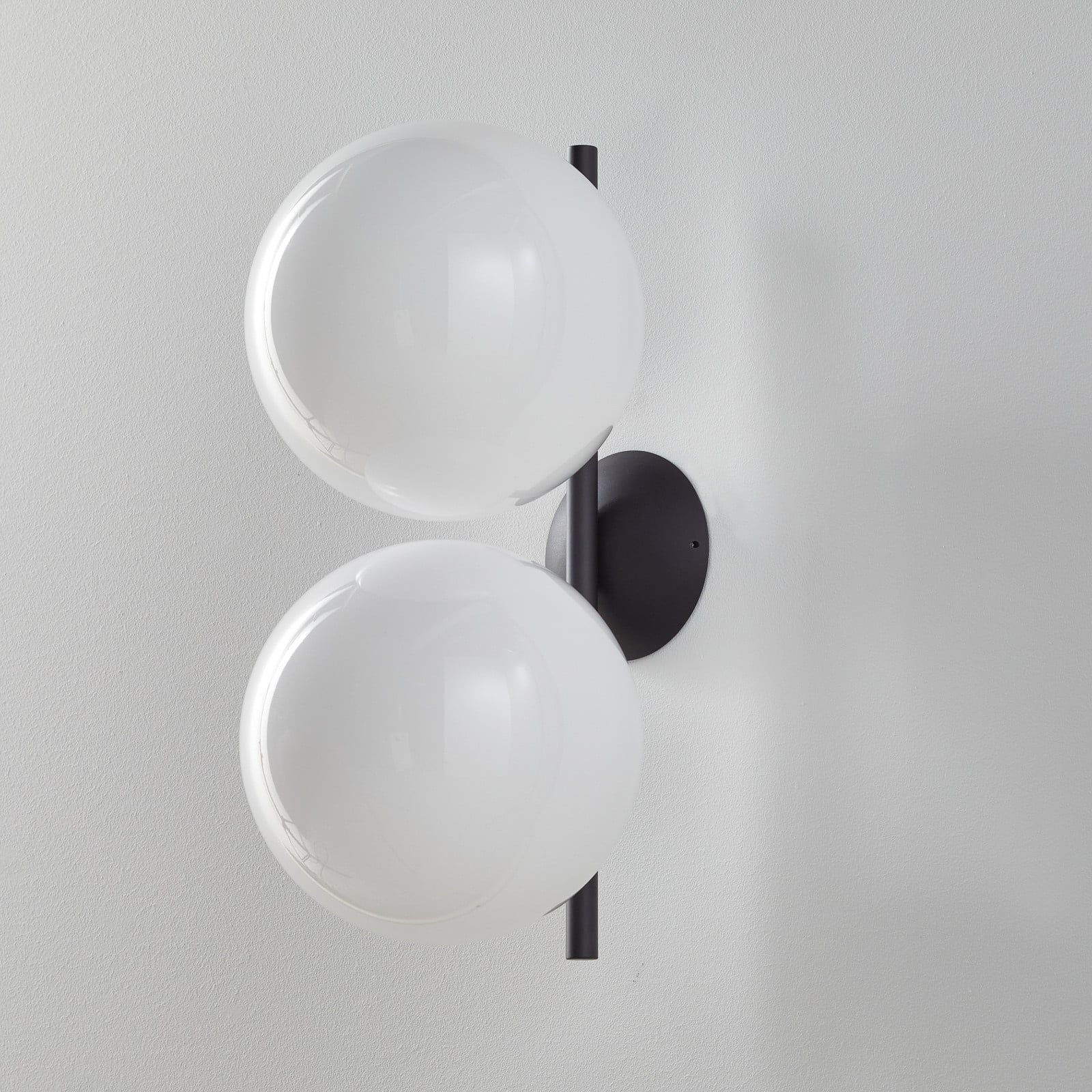 FLOS IC C/W1 Podwójny kinkiet czysty Ø 20 cm