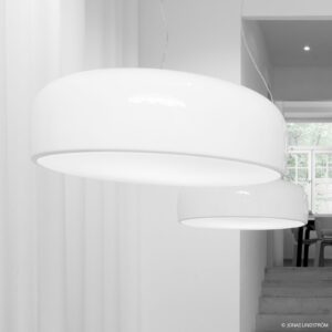 Lampa wisząca FLOS Smithfield S w kolorze białym