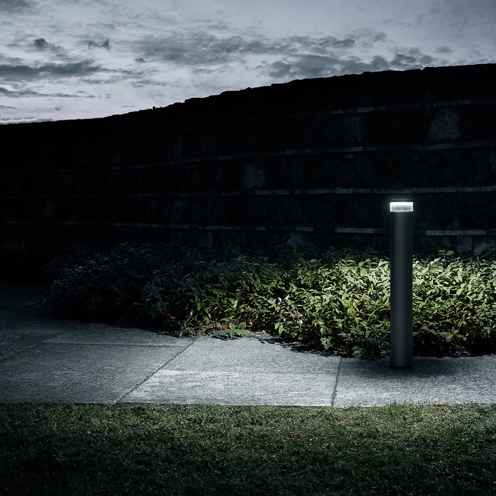 FLOS Pointbreak Bollard 2 2700 K antracyt 60cm