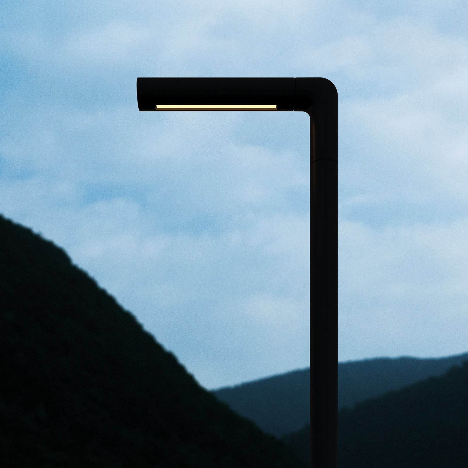 FLOS Walkstick Pipe 2 słupek ogrodowy czarny