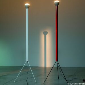 Lampa stojąca FLOS Luminator biały wysokość 189 cm metal