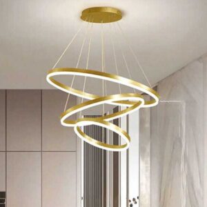 Nowoczesna Lampa Wisząca RING LED Żyrandol Punktowe Mocowanie