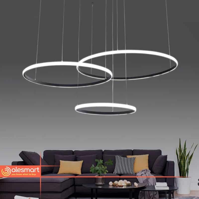 Nowoczesna Lampa Wisząca RING Żyrandol LED