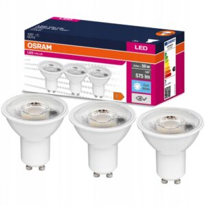 Żarówki LED GU10 OSRAM 6,9W (50W) 4000K – wydajne i nowoczesne oświetlenie do wielu zastosowań