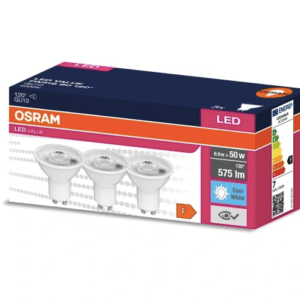 3x Żarówka LED GU10 6,9W = 50W 4000K 120° OSRAM