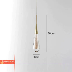 Lampa Spadająca kropla LED Wisząca Dekoracyjna