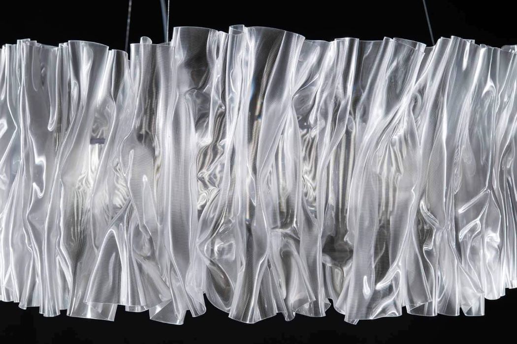 Nowoczesna Lampa Wisząca Accordeon Żyrandol Złoty Srebrny - obrazek 8