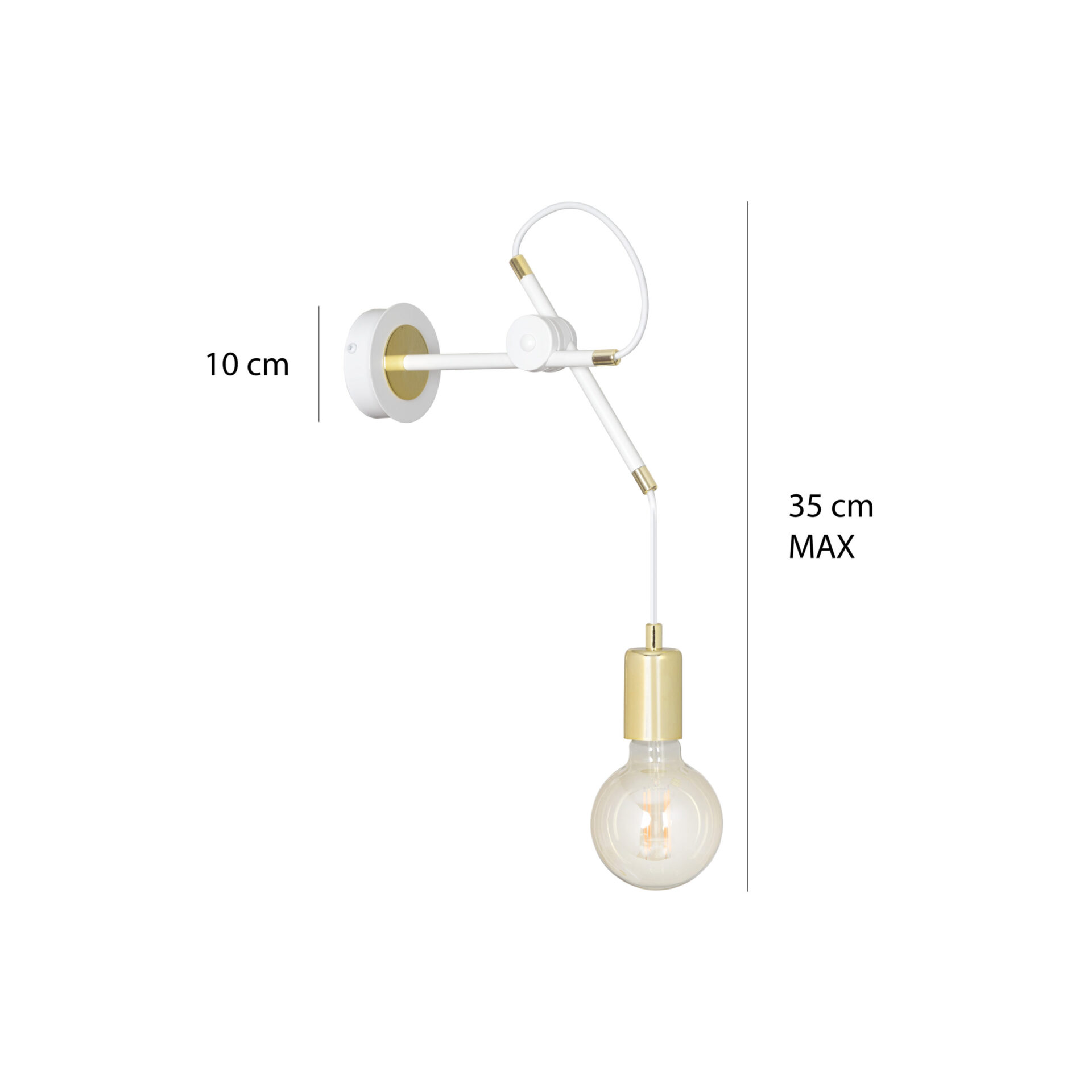 Klasyczna Lampa Ścienna Artemis Kinkiet Loft - obrazek 4