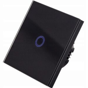 Dotykowy Szklany Włącznik Światła WiFi Tuya LED Pojedynczy