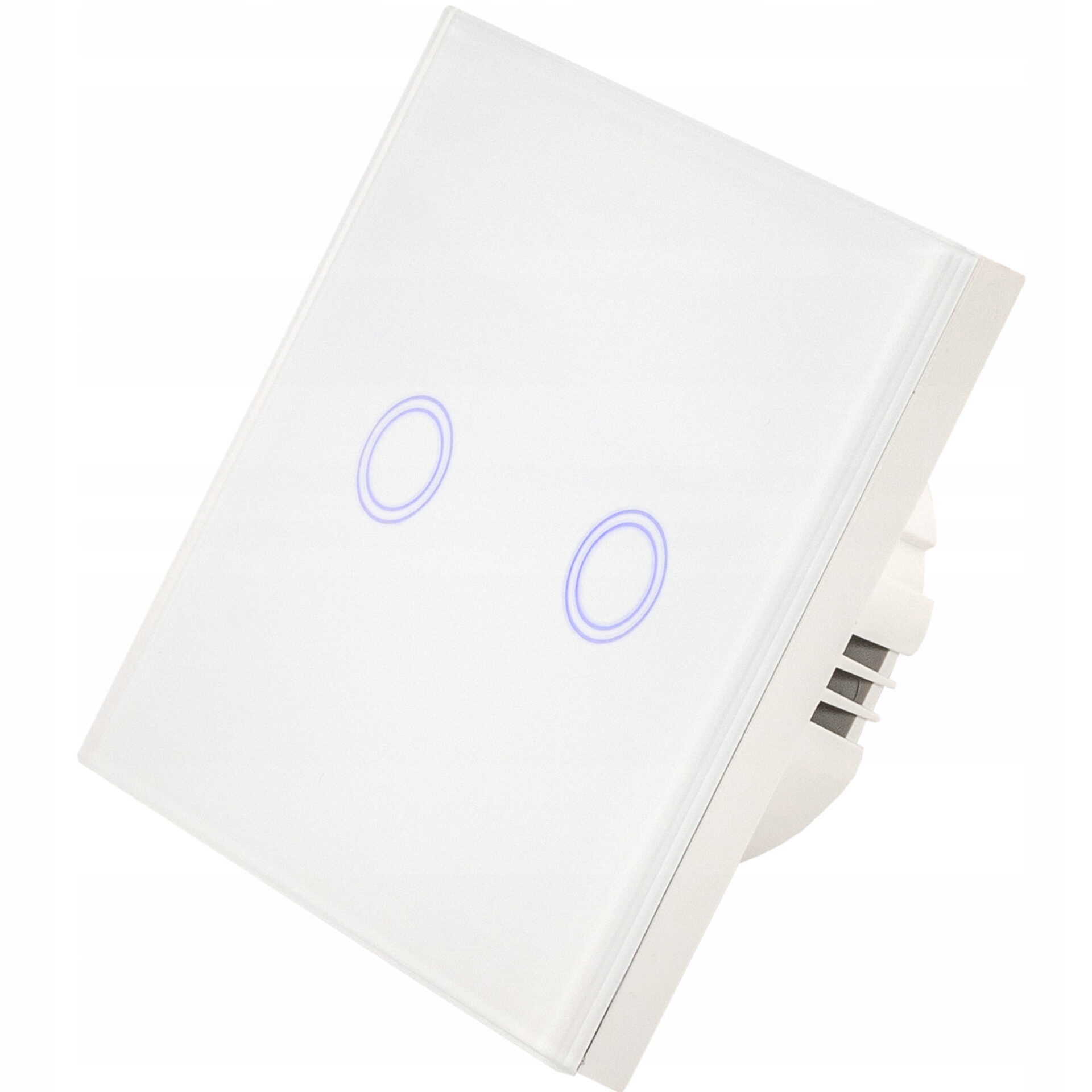 Dotykowy Szklany Włącznik Światła WiFi Tuya LED Podwójny - obrazek 2