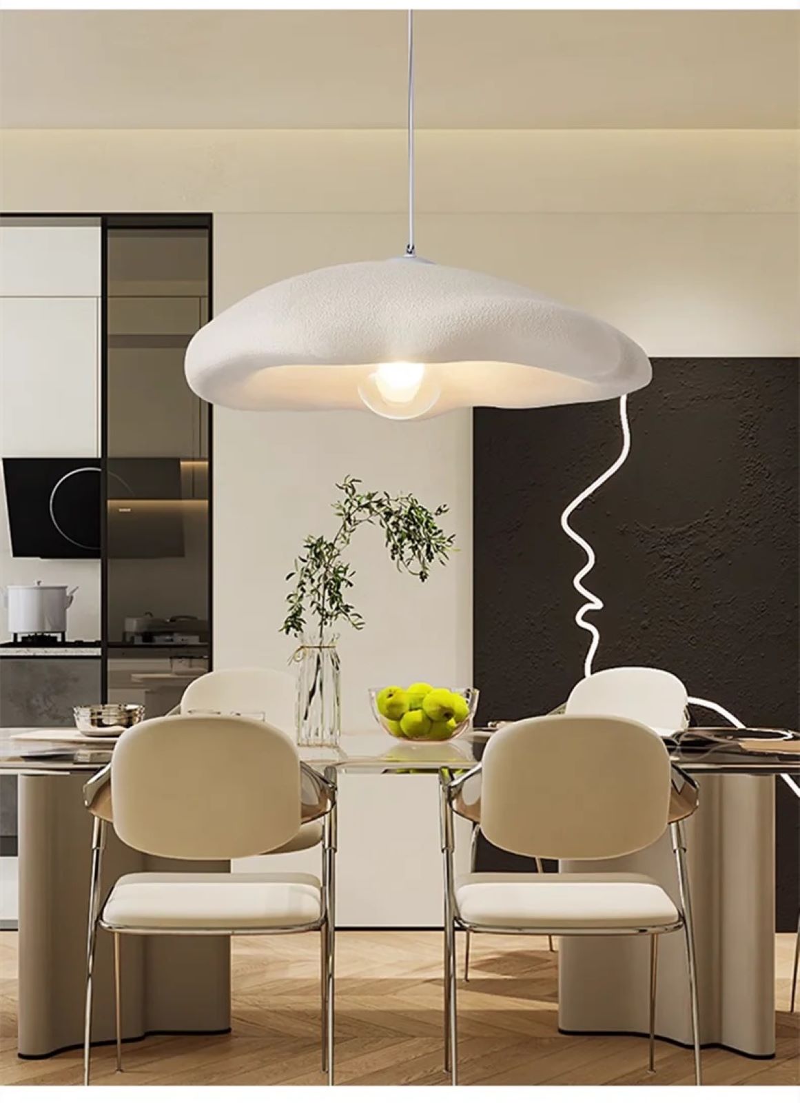 Japońska Lampa Wisząca Wabi-Sabi Nordic - obrazek 3