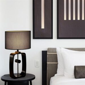 Nowoczesna Lampa Stołowa Kilian Czarna