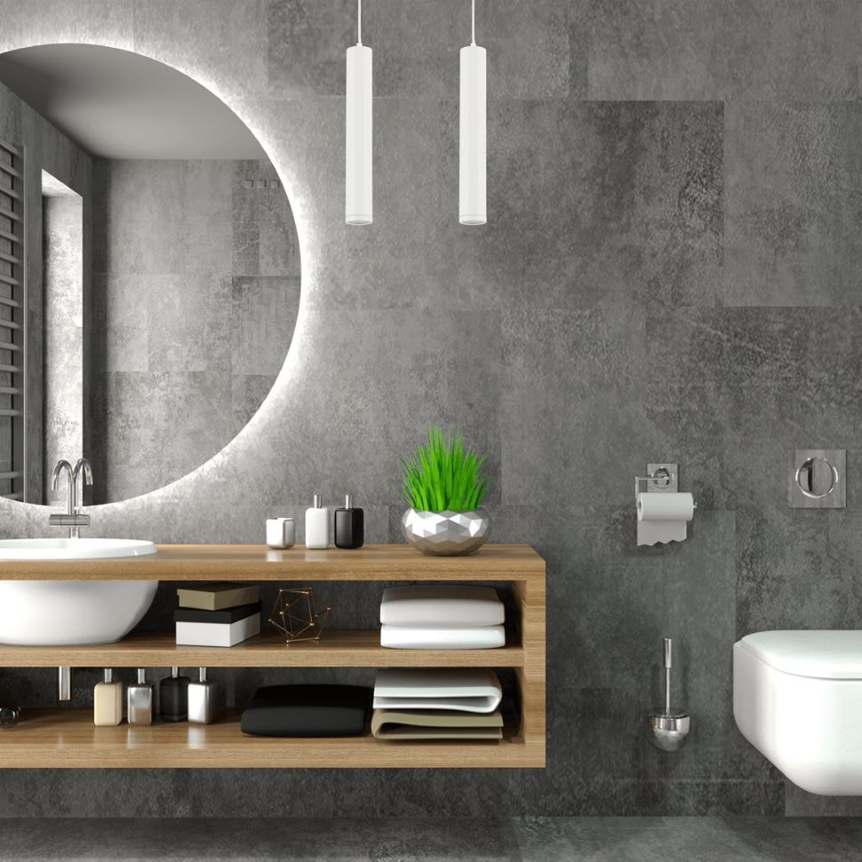 Lampa Wisząca Porter Tuba IP44 Biała - obrazek 4