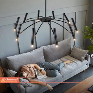 Nowoczesna Lampa Sufitowa Modernism Żyrandol Nordycki 100 cm