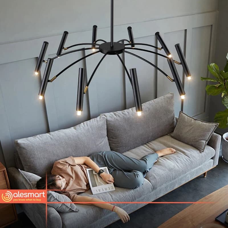 Nowoczesna Lampa Sufitowa Modernism Żyrandol Nordycki 100 cm