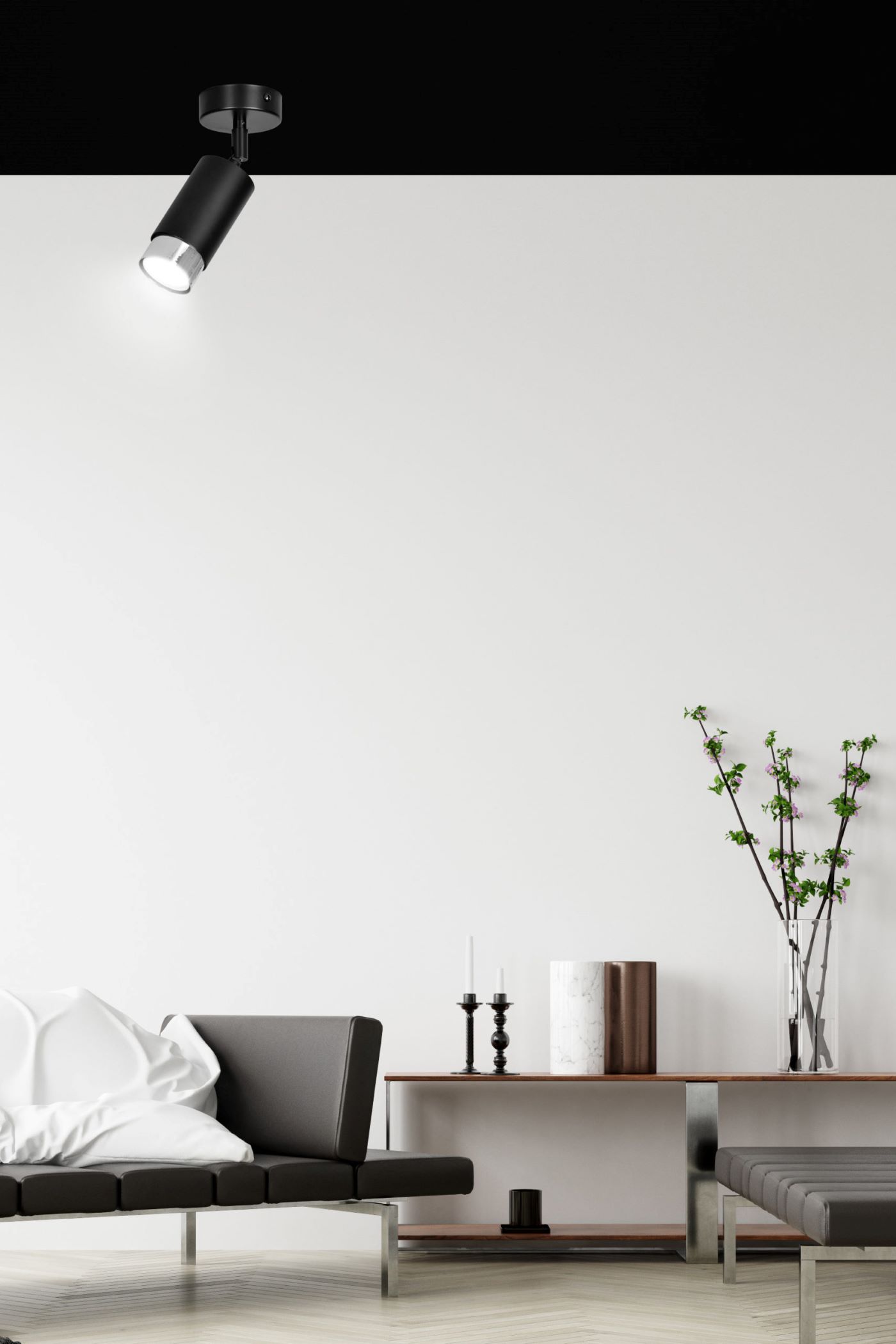 Nowoczesna Lampa Sufitowa Listwa Hiro Spot Plafon Loft - obrazek 5