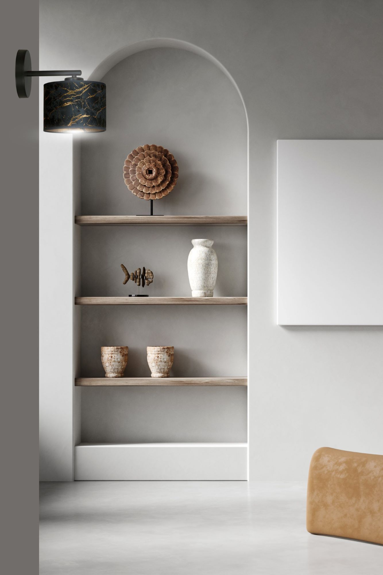 Klasyczna Lampa Ścienna Broddi Kinkiet - obrazek 2