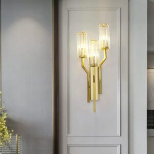 Nowoczesna Kryształowa Lampa Ścienna Gala Kinkiet Glamour